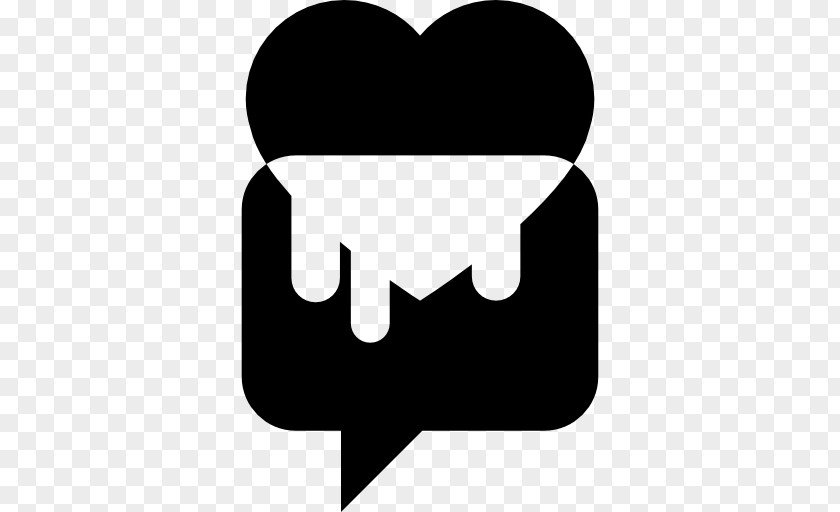 Melted Heart Symbol Download PNG