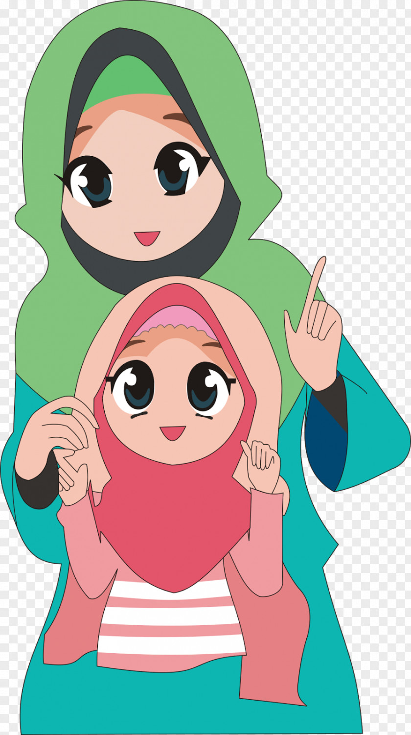 Moslem Woman CorelDRAW 24 May Clip Art PNG