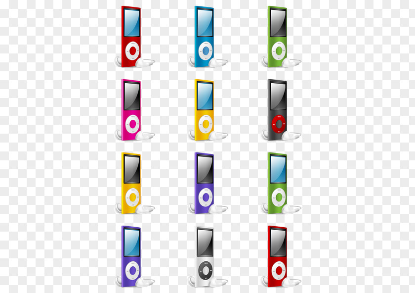 Chromatic IPod Nano Portable Media Player Handheld Devices PNG