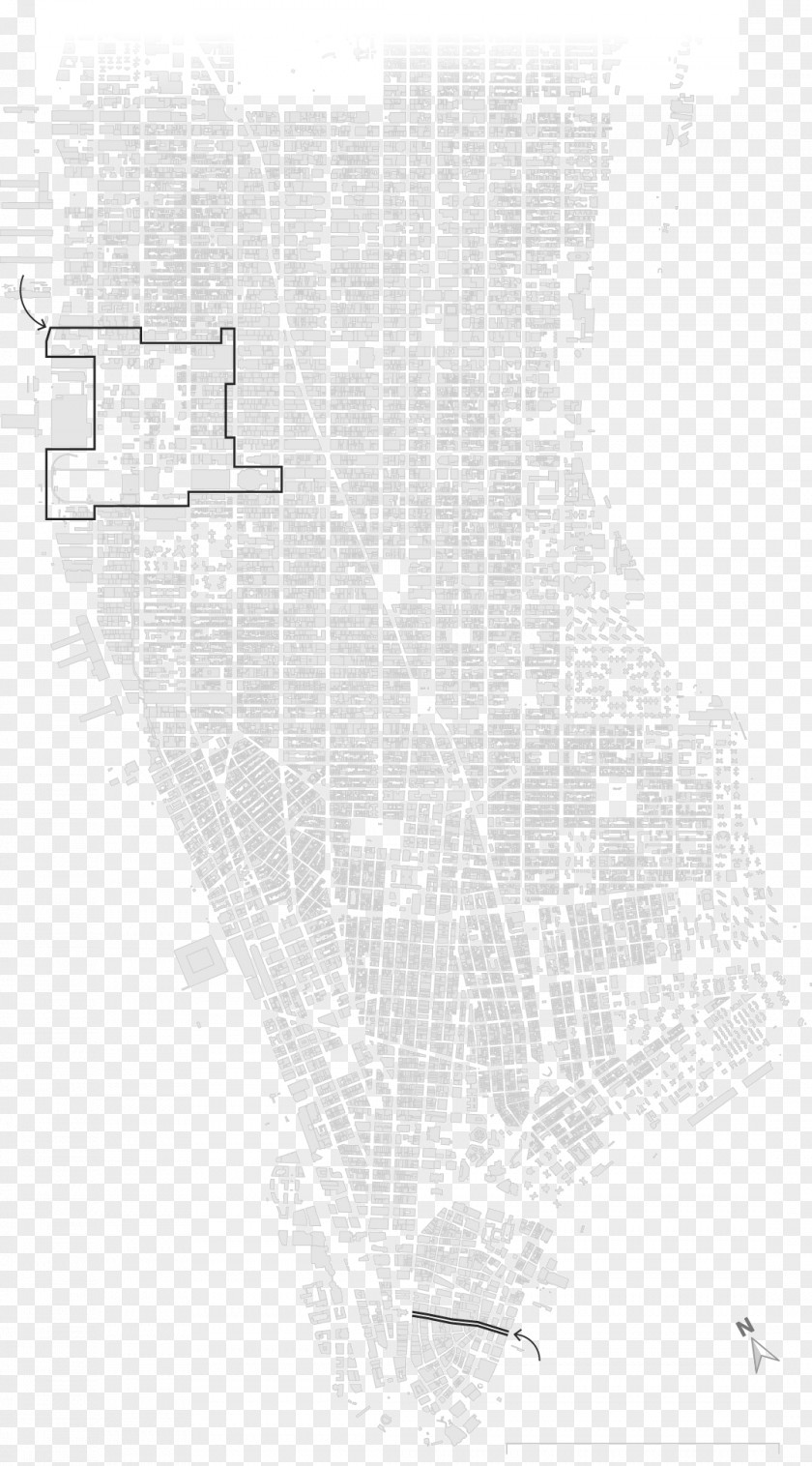 New York Street Map Line Plan Pattern PNG