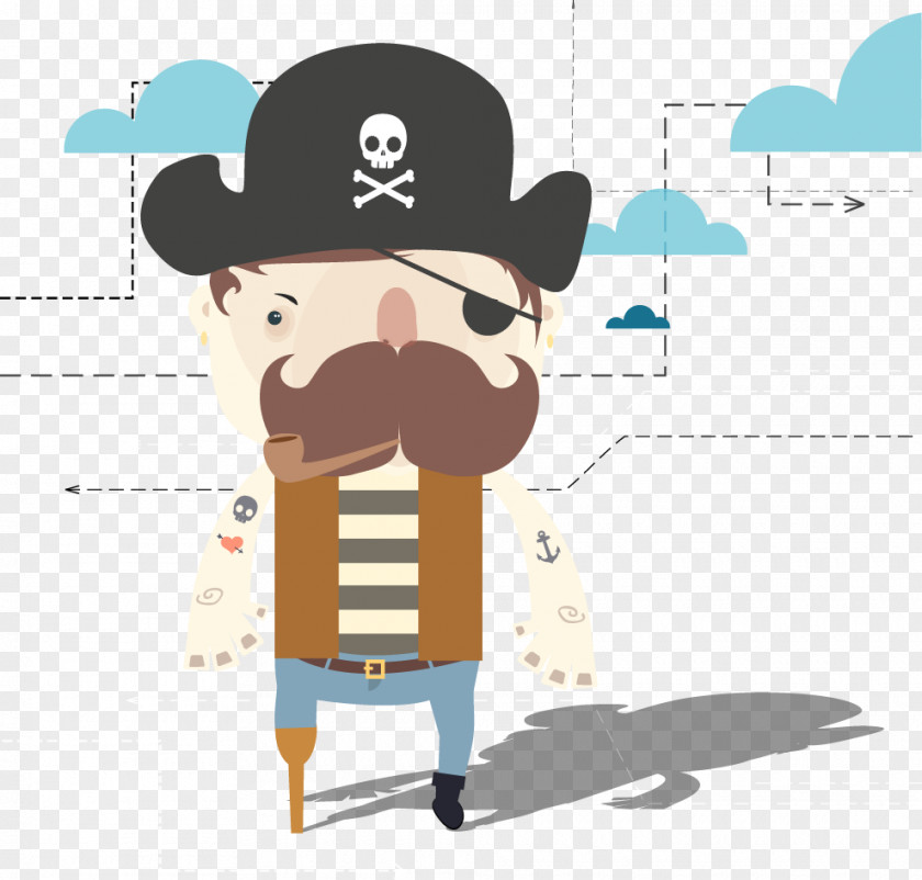 Vector Pirate Piracy Euclidean Illustration PNG