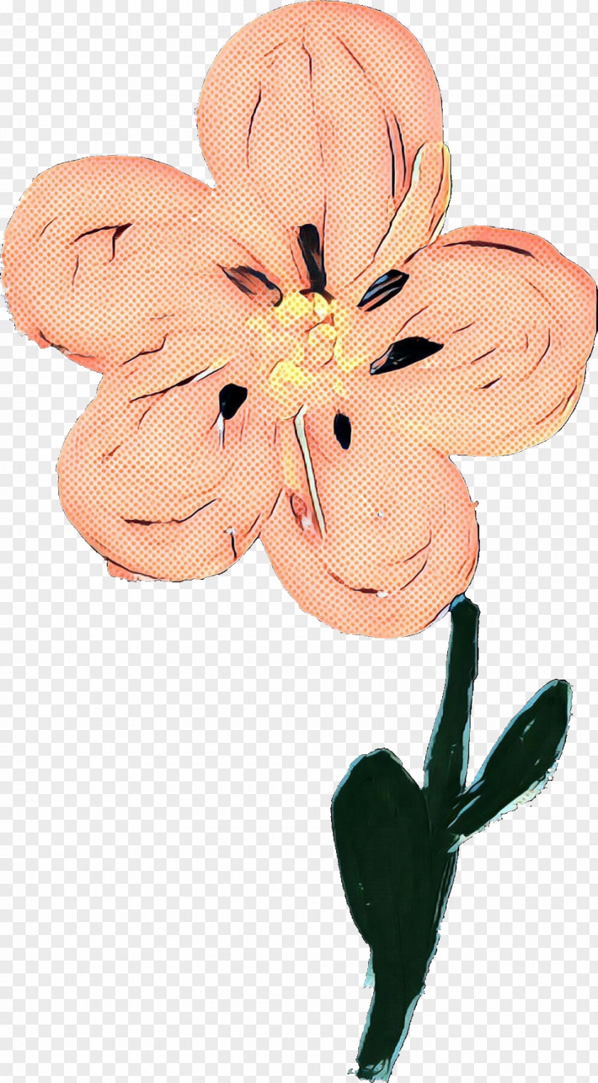 Plant Cartoon Pink Flower PNG