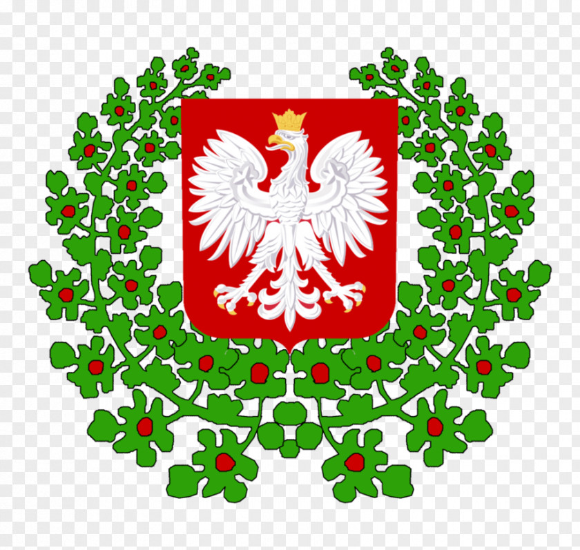 Polish Fan Coat Of Arms Floral Design Art Grand Duchy Kraków Flower PNG