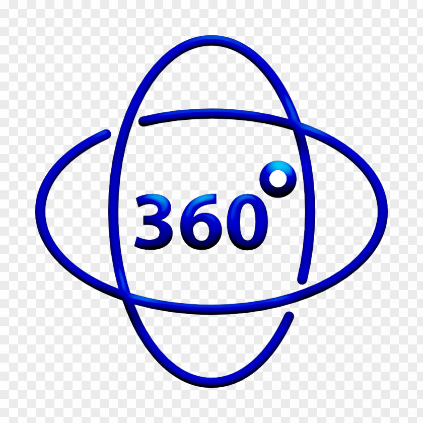 Virtual Reality Icon 360 Degrees Arrow PNG