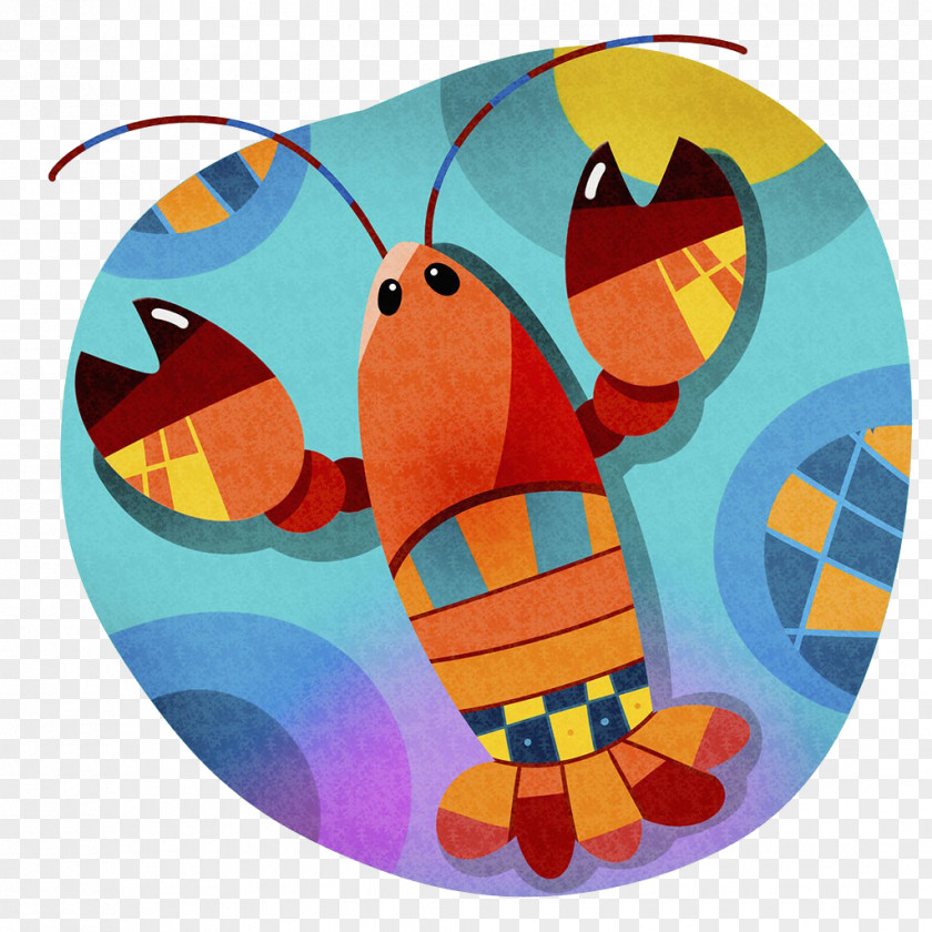 Abstract Lobster Illustrator Shrimp Illustration PNG