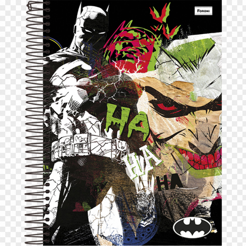 Batman Caderno Universitário 96fls Capa Coringa Único Joker Paper Harley Quinn PNG