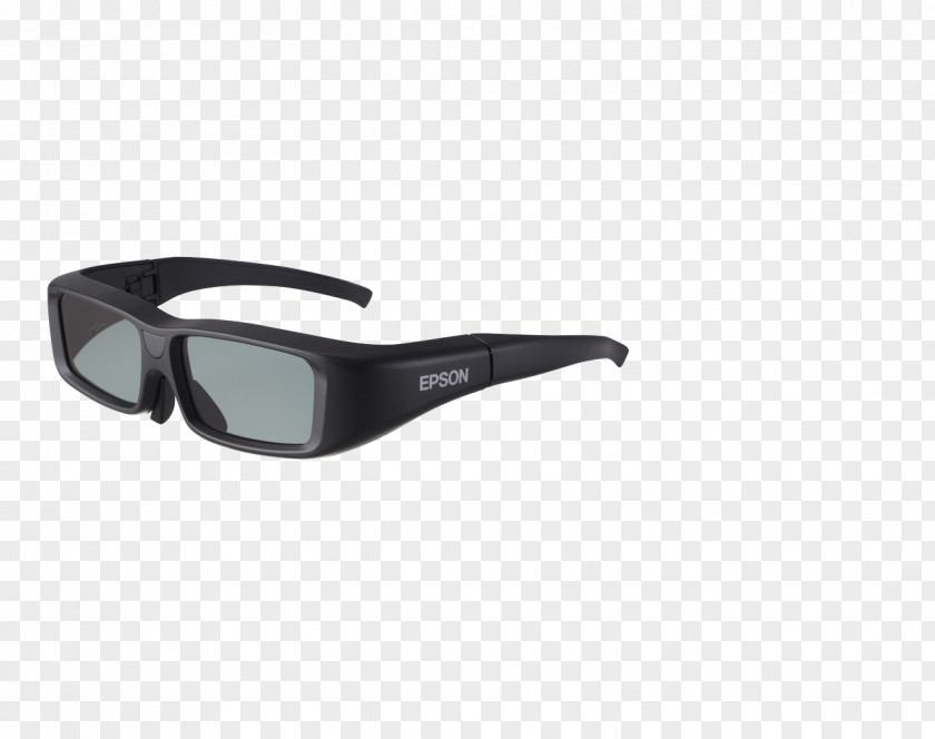 Glasses Active Shutter 3D System Polarized Projector Epson Film PNG