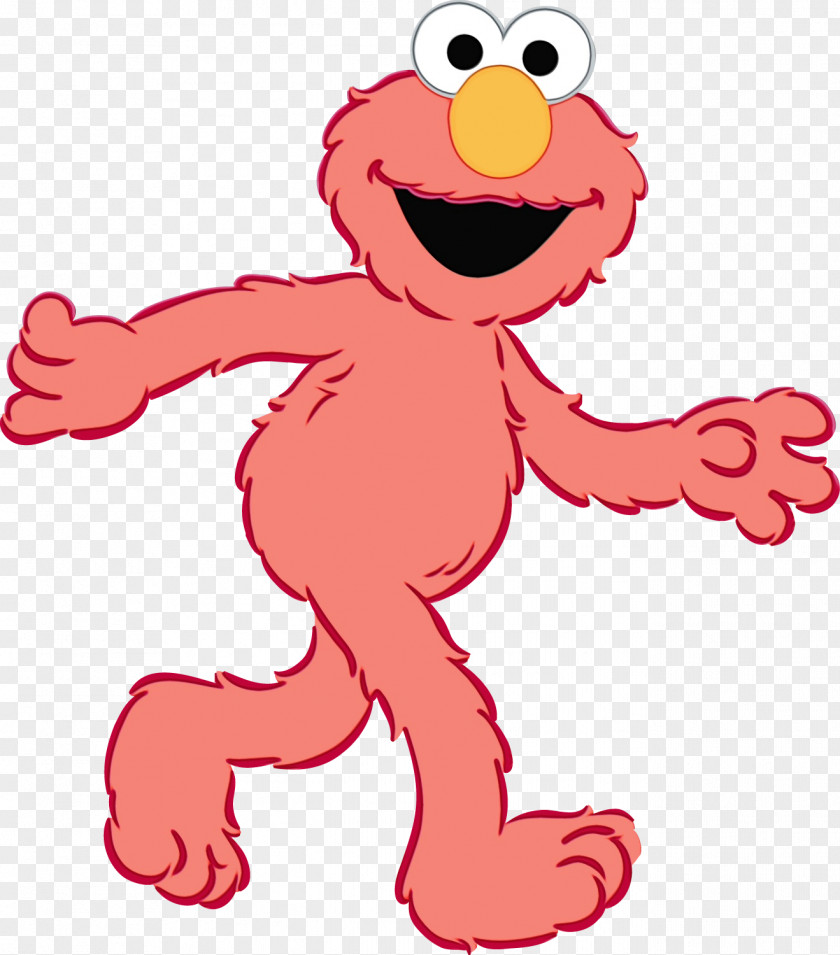 Mascot Pleased Sesame Street PNG