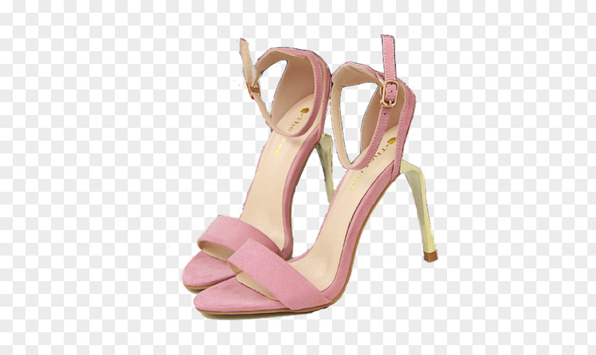 Pink High Heels High-heeled Shoe Sandal Formal Wear PNG