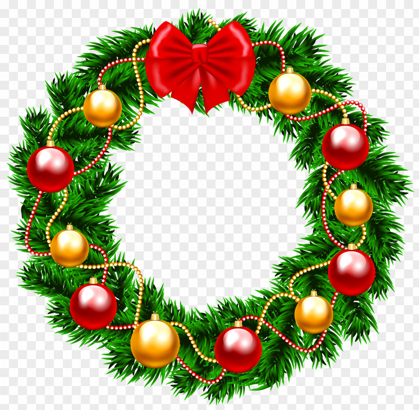 Santa Claus Christmas Wreaths Clip Art Day PNG