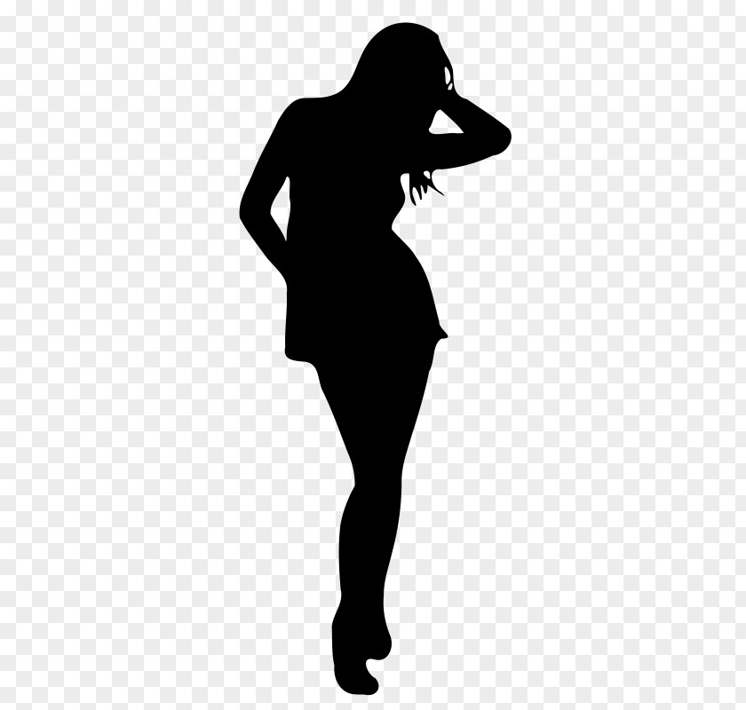 Silhouette Woman Clip Art PNG