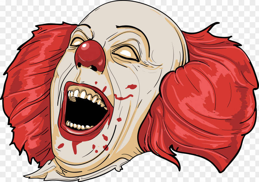 Vector Horror Clown 2016 Sightings Evil Clip Art PNG