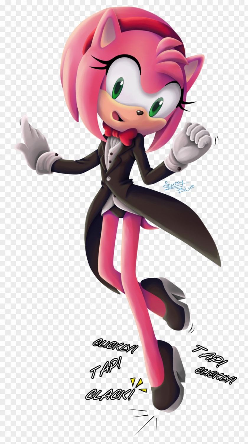 Amy Rose Tap Dance Drawing Art PNG