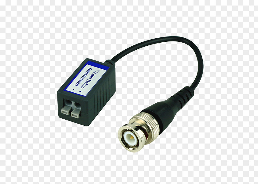 Balun Adapter Coaxial Cable Electrical Connector BNC PNG