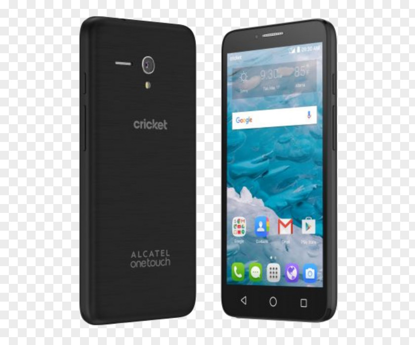 Android Alcatel Mobile Telephone Cricket Wireless 4G LTE PNG