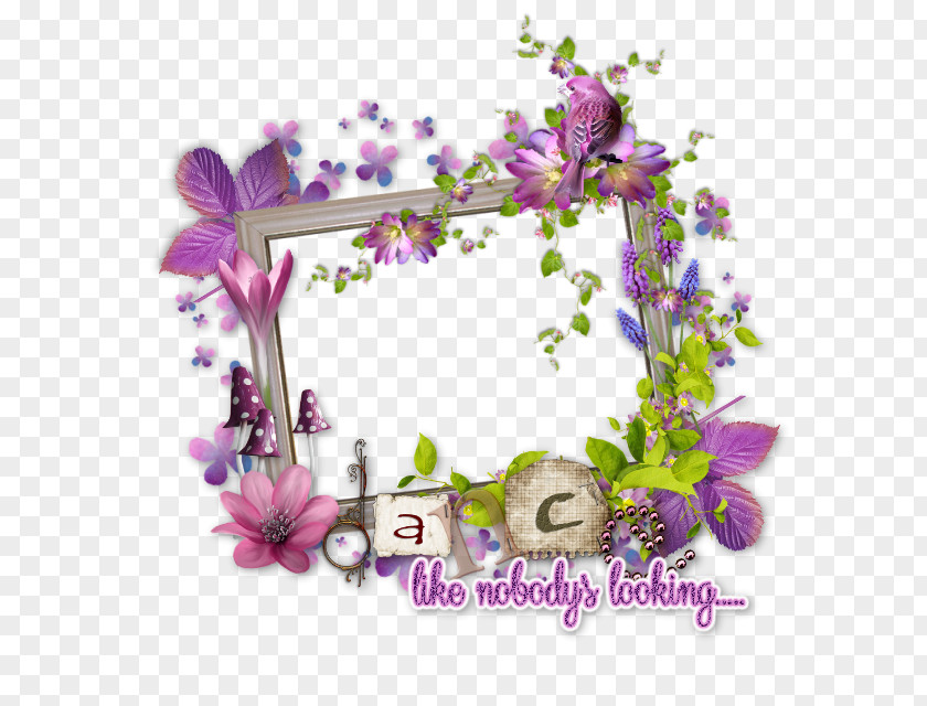 Design Floral Font PNG