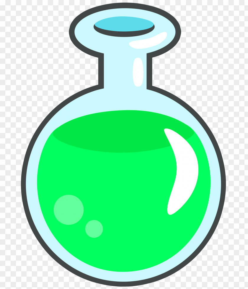 Green Vector Potion Clip Art PNG