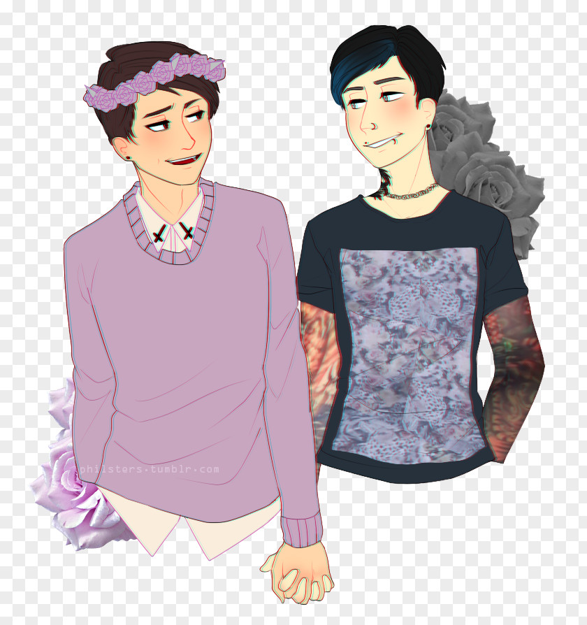 Phil Lester Dan And Drawing Pastel Art PNG