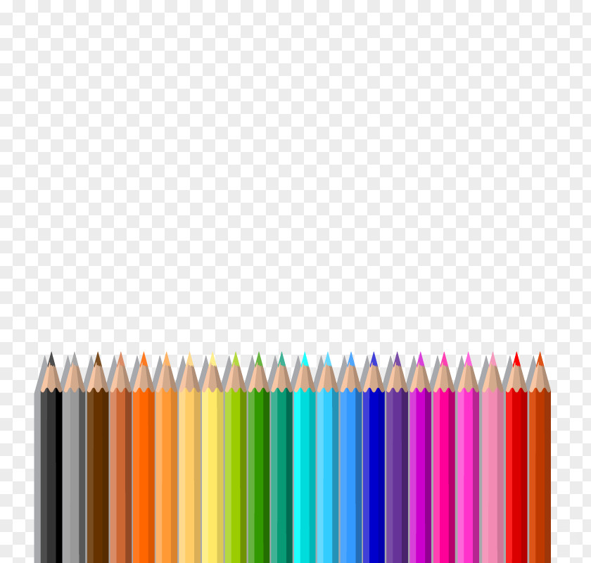 Vector Color Pencil Crayon Colored PNG