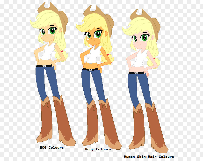 Applejack Equestria Girls Hair Style Human Behavior Clip Art Illustration Clothing PNG