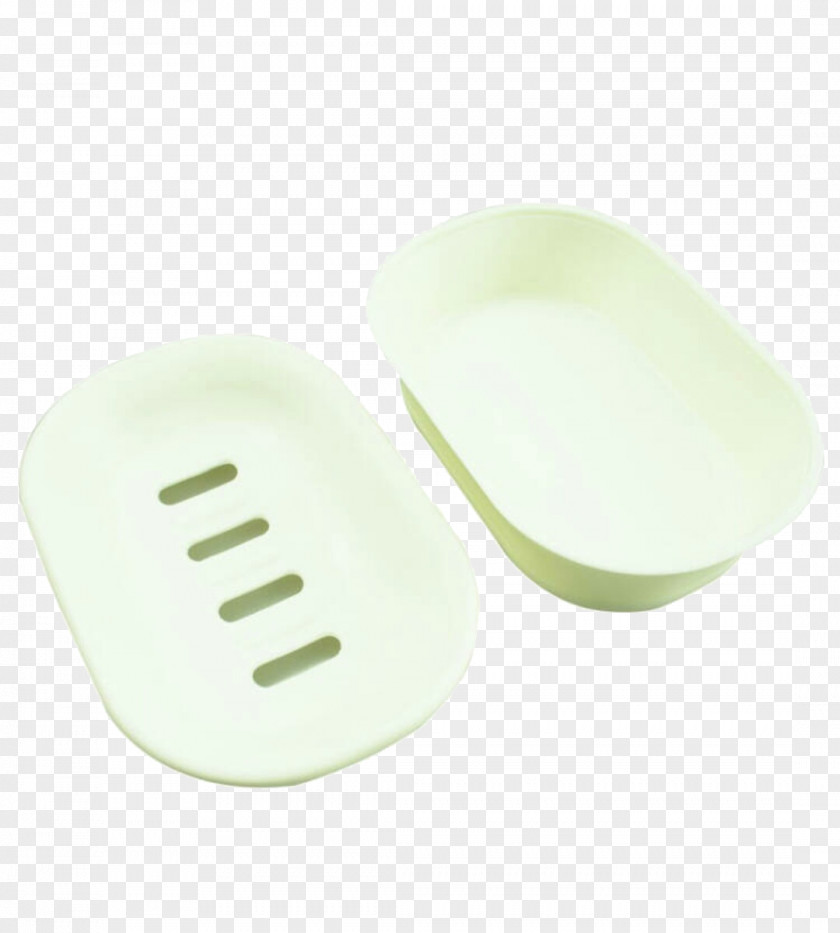 White Plastic Soap Box Double Material Tableware PNG