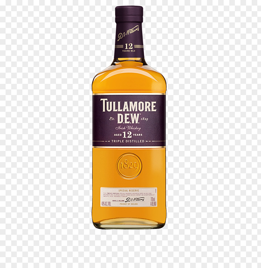 Wine Tullamore Dew Irish Whiskey Bourbon Distilled Beverage PNG
