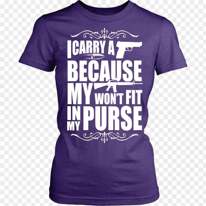 Carrying Weapons T-shirt Aunt Sleeve Dodge PNG