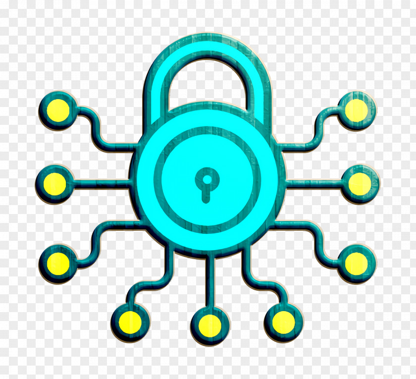 Cyber Icon Encrypt Secure PNG