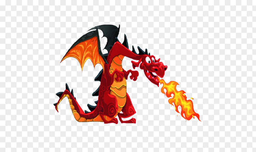 Dragon Fire Breathing Clip Art Image PNG