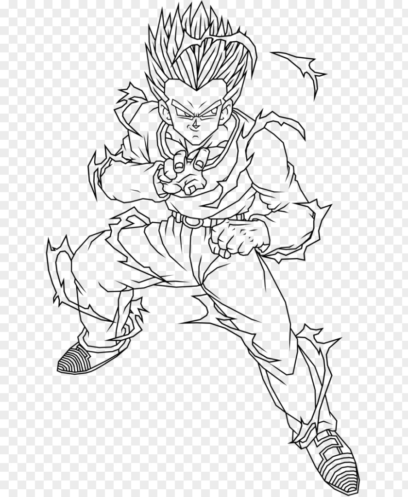 Goku Gohan Gotenks Vegeta PNG