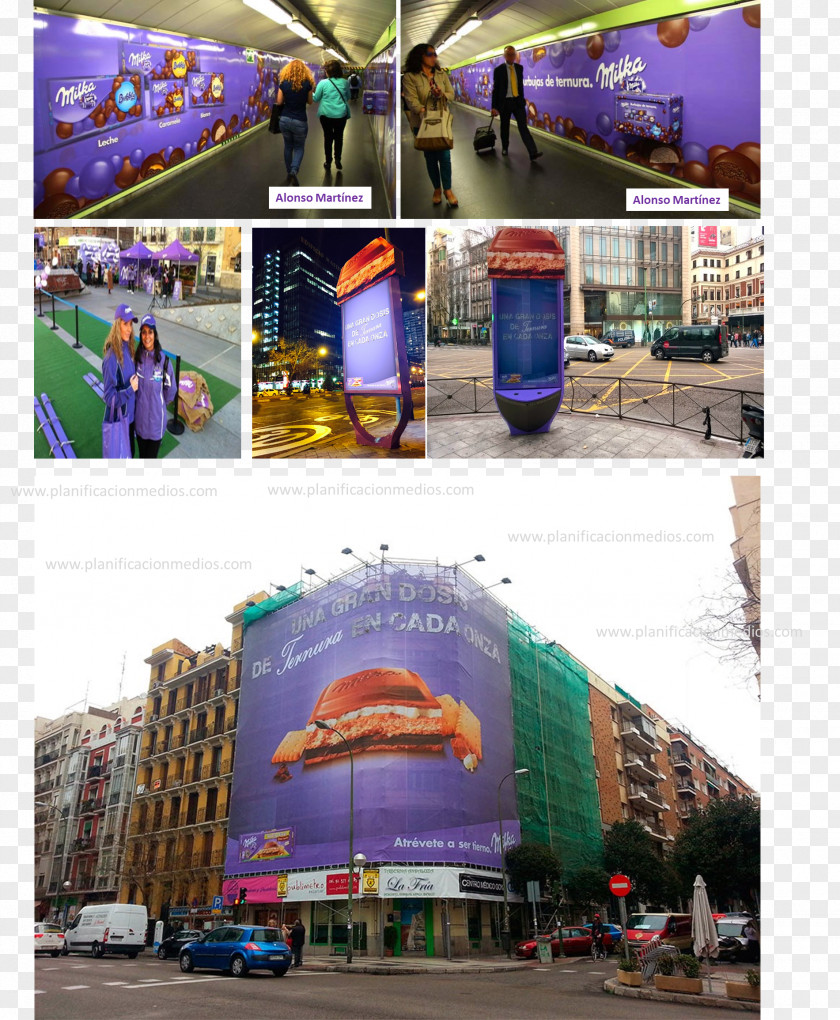 Milka UEFA Champions League Calle Barcelona Planning Marketing City Council Of Madrid PNG