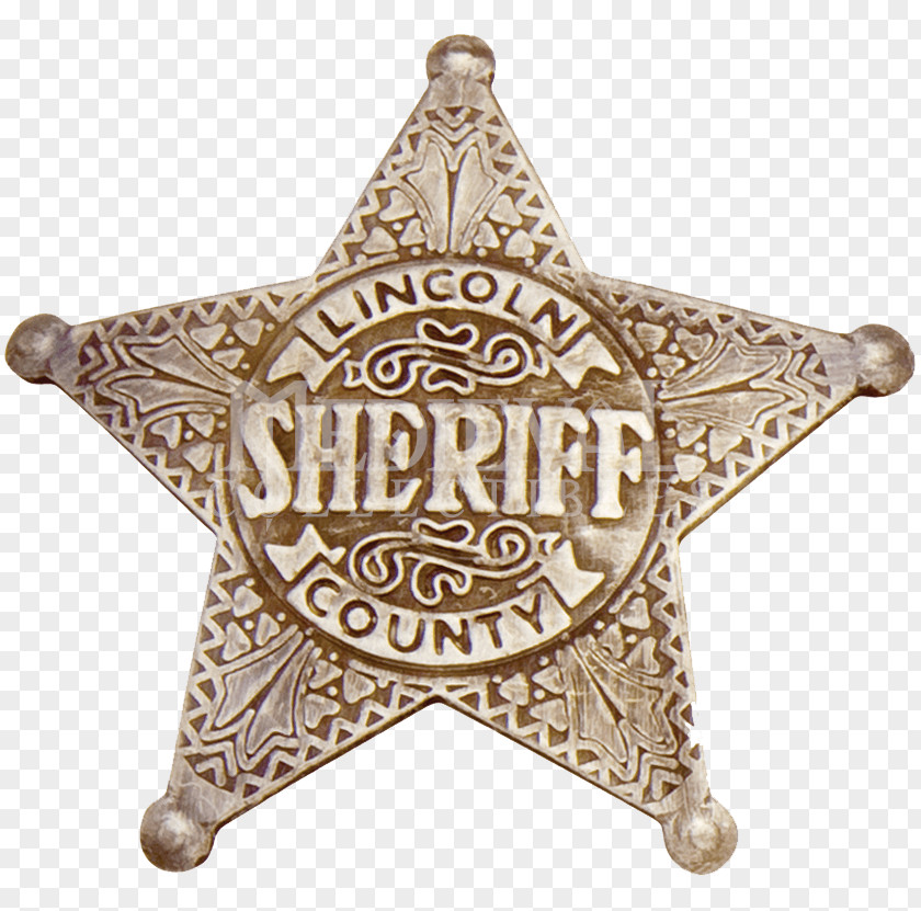 Police Badge Lincoln County, Oregon American Frontier Medals And Badges Sheriff PNG