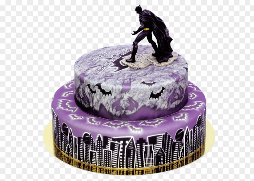 Dark City Birthday Cake Sugar Decorating Torte PNG