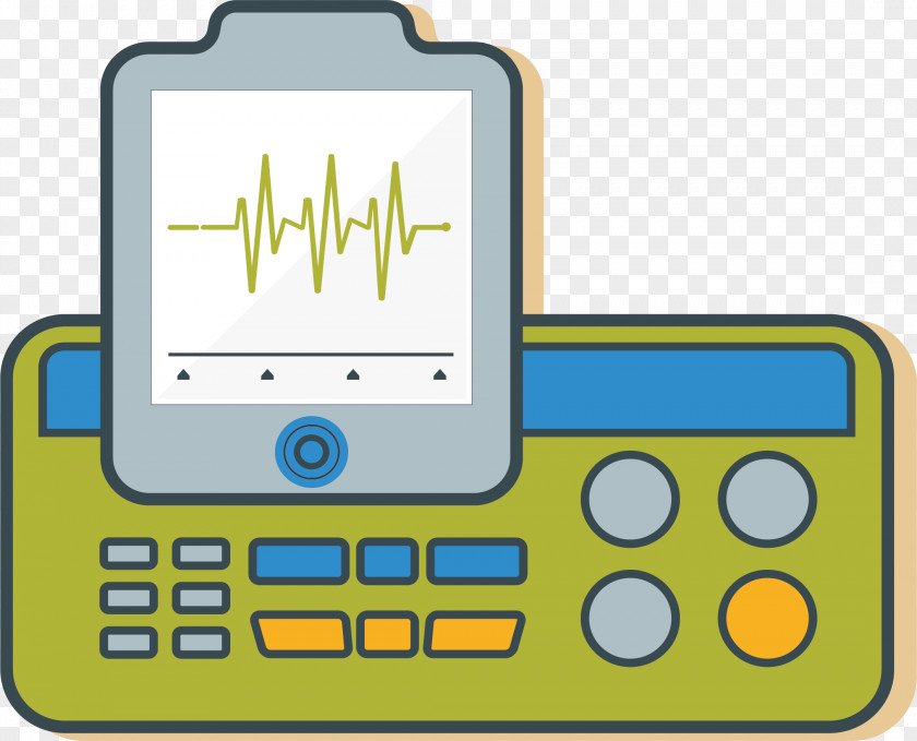 Electrically Design Health Care Electrocardiography Image PNG