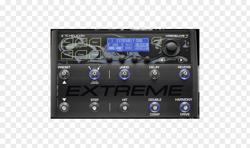 Microphone TC Helicon VoiceLive 3 Extreme TC-Helicon Effects Processors & Pedals PNG
