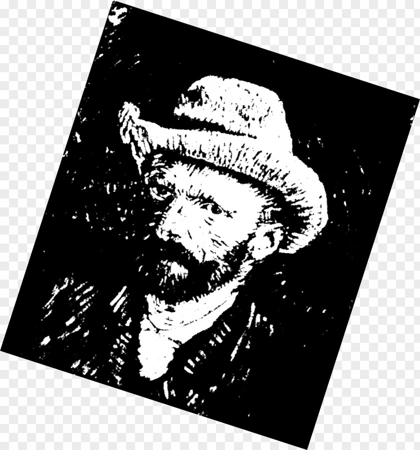 Avatar Map Self-Portrait With Dark Felt Hat Van Gogh Self-portrait Illustration PNG