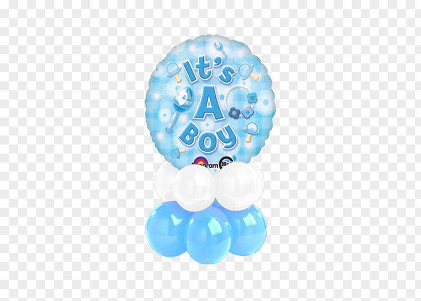 Blue Baby Rattle Toy Balloon Irene's Florist Boy Shower PNG