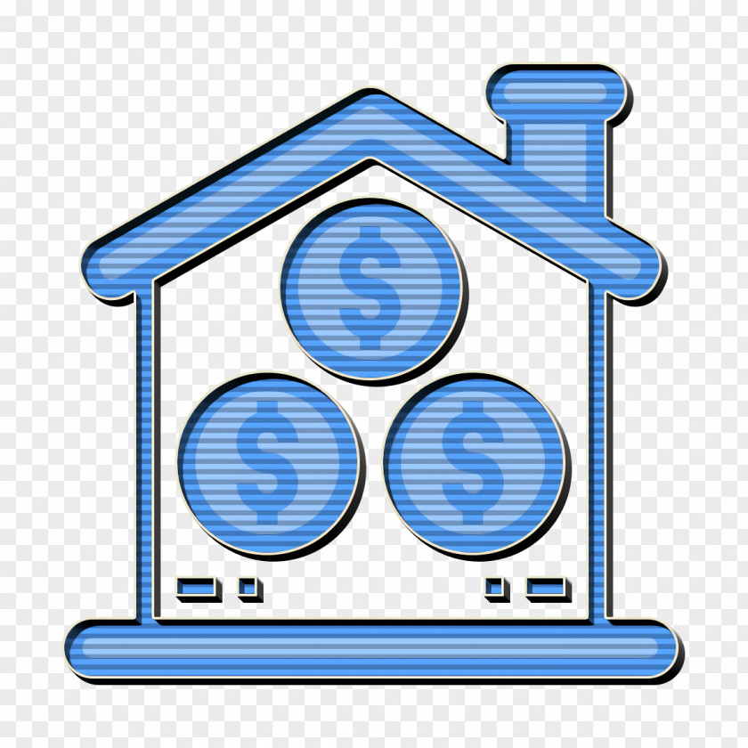 Coin Icon Home Architecture And City PNG