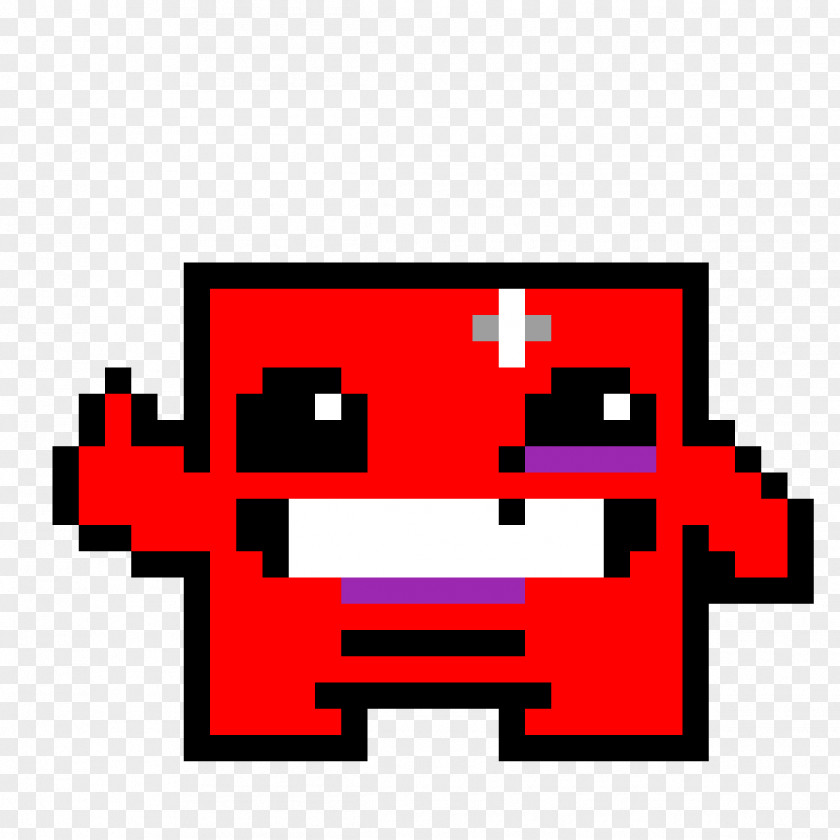 Minecraft Super Meat Boy Pixel Art Video Game PNG