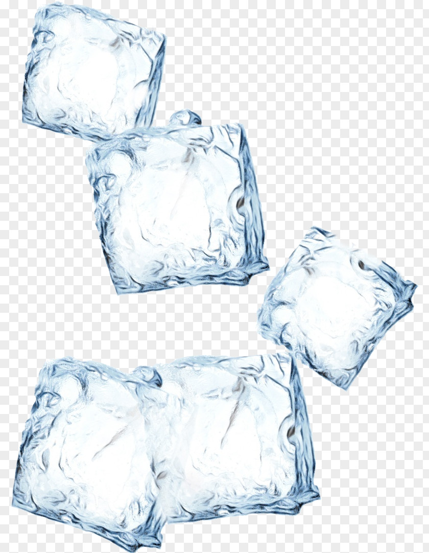 Packing Materials Drawing Ice Cube PNG