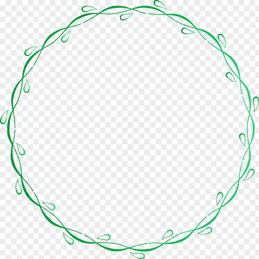 Simple Circle Frame Classic PNG