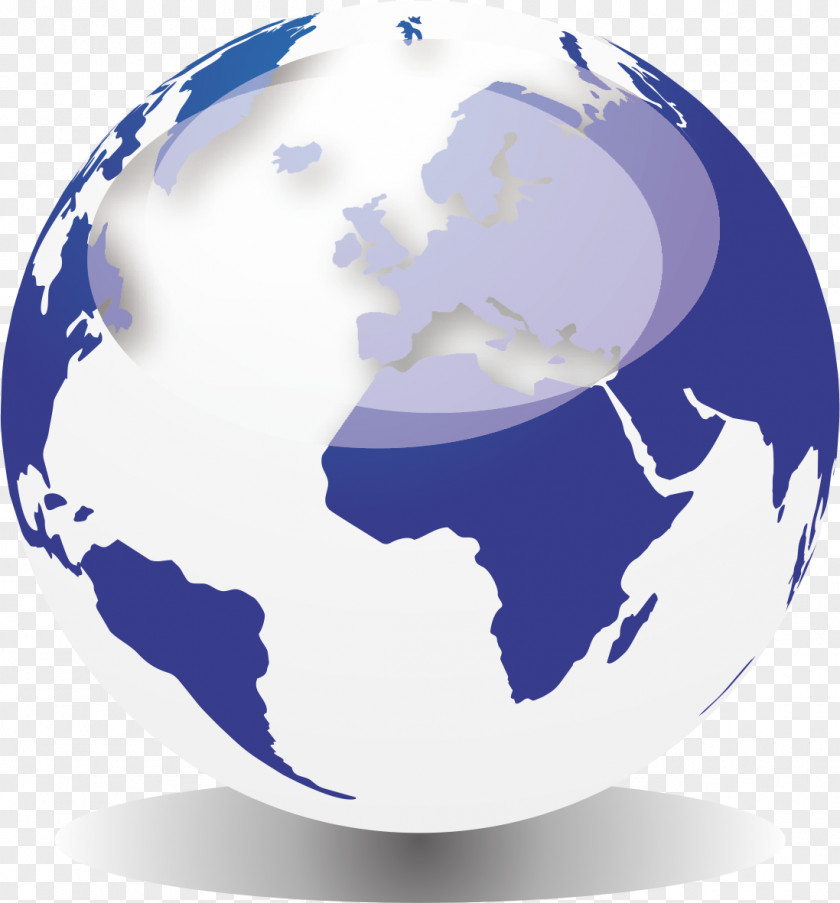 Three-dimensional Earth Globe World Presentation Illustration PNG