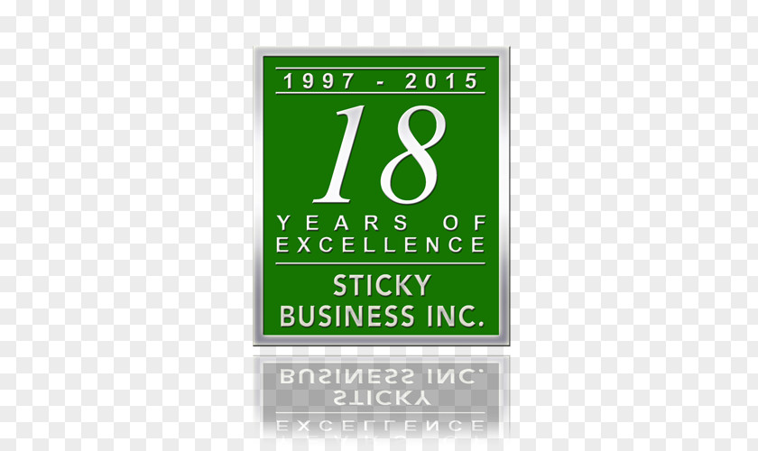 Anniversary Green March Brand Logo Label PNG