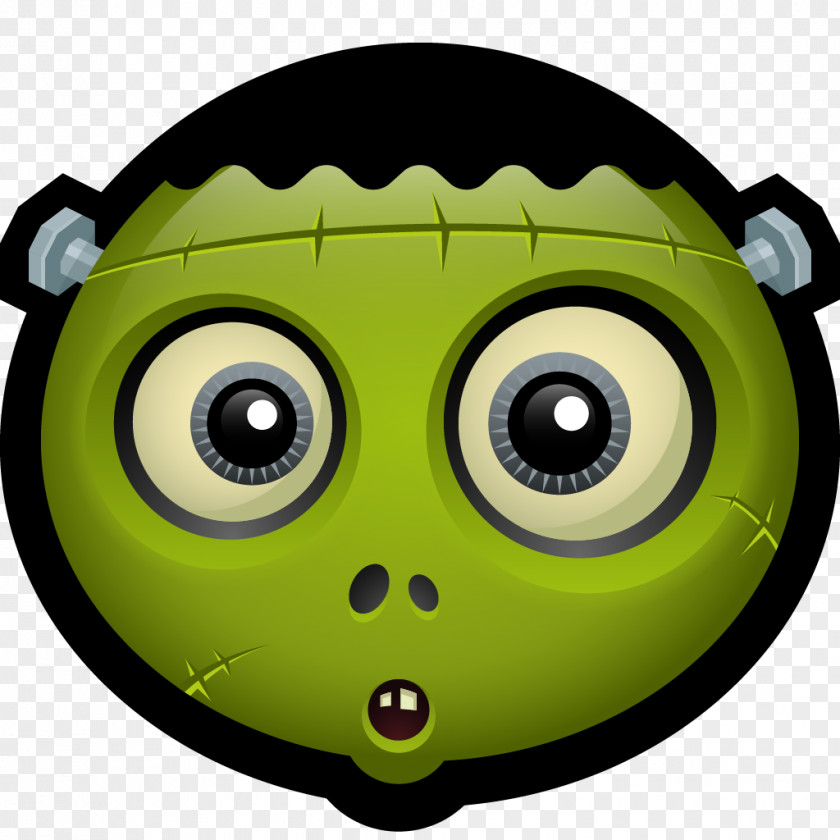 Avatar Frankenstein Smiley PNG