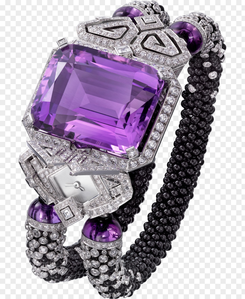 Purple Jewellery Amethyst Watch Cartier Ring PNG
