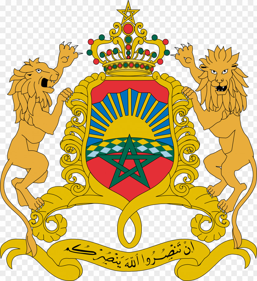 Usa Gerb Coat Of Arms Morocco Flag French Protectorate In PNG