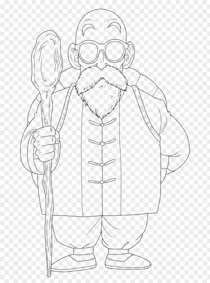 Master Roshi Thumb Finger Homo Sapiens Joint Sketch PNG