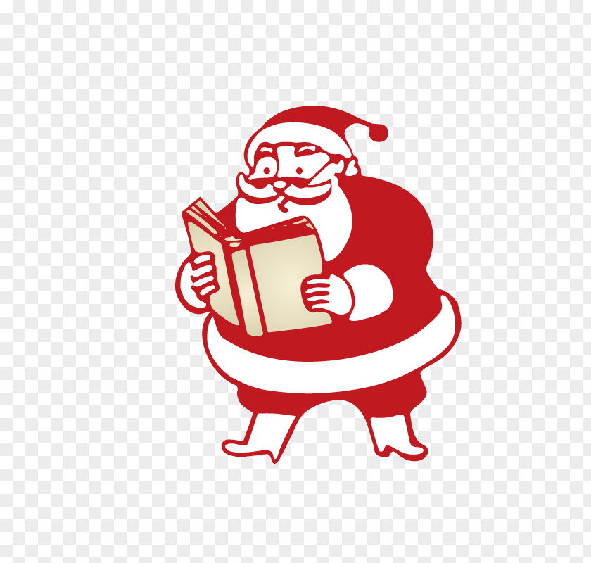 Santa Belt Claus Clip Art Book Cartoon Image PNG