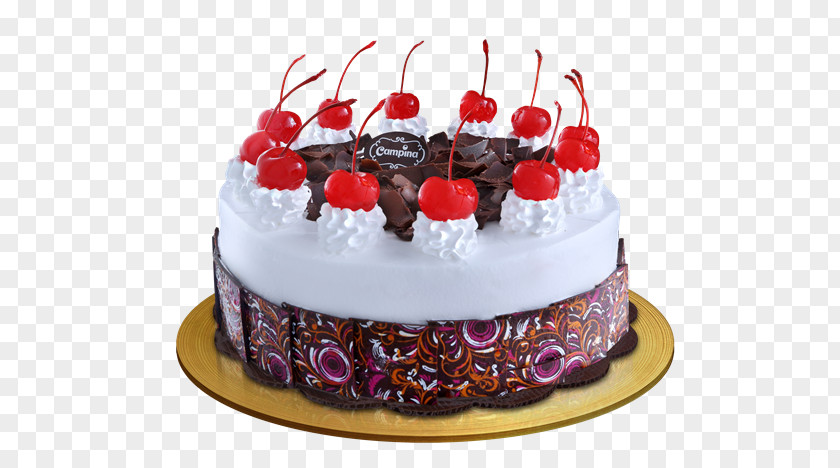 Chocolate Cake Ice Cream Birthday Black Forest Gateau PNG