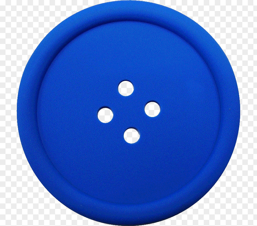 Clothes Button Blue Circle Design Product PNG